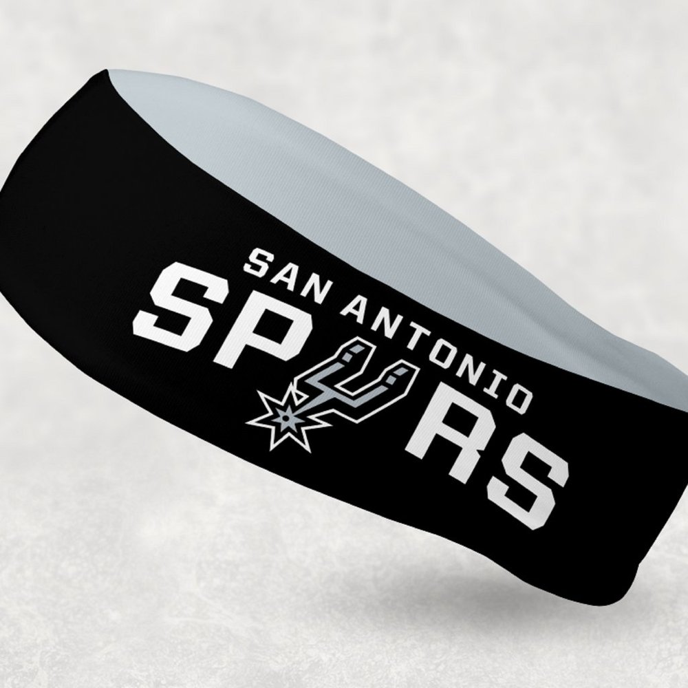 NEW - Reversible San Antonio Spurs Headband